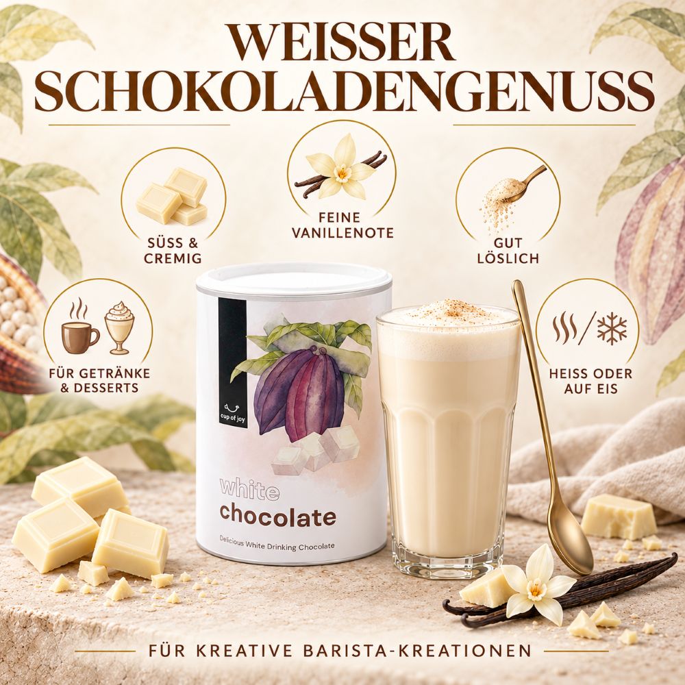 Cup of Joy White Chocholate 500g – Bild 2