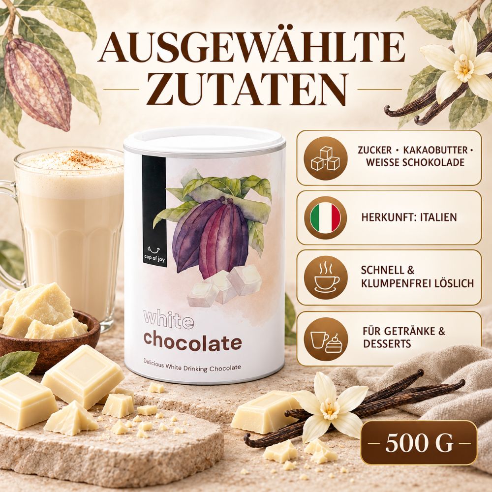 Cup of Joy White Chocholate 500g – Bild 4