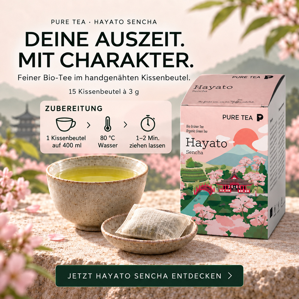 Pure Tea – Hayato Sencha Bio Grüntee – Bild 3