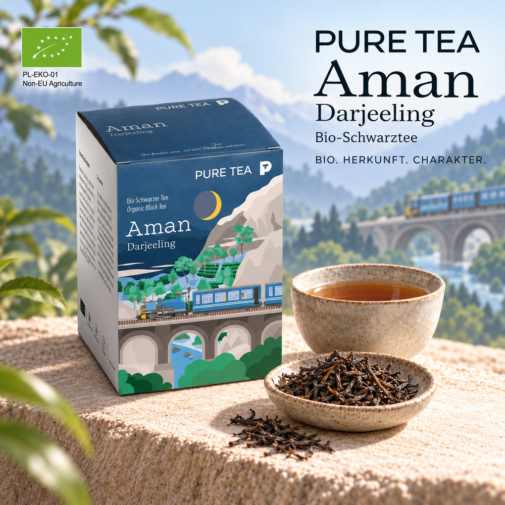 Pure Tea Aman Darjeeling Bio Schwarztee