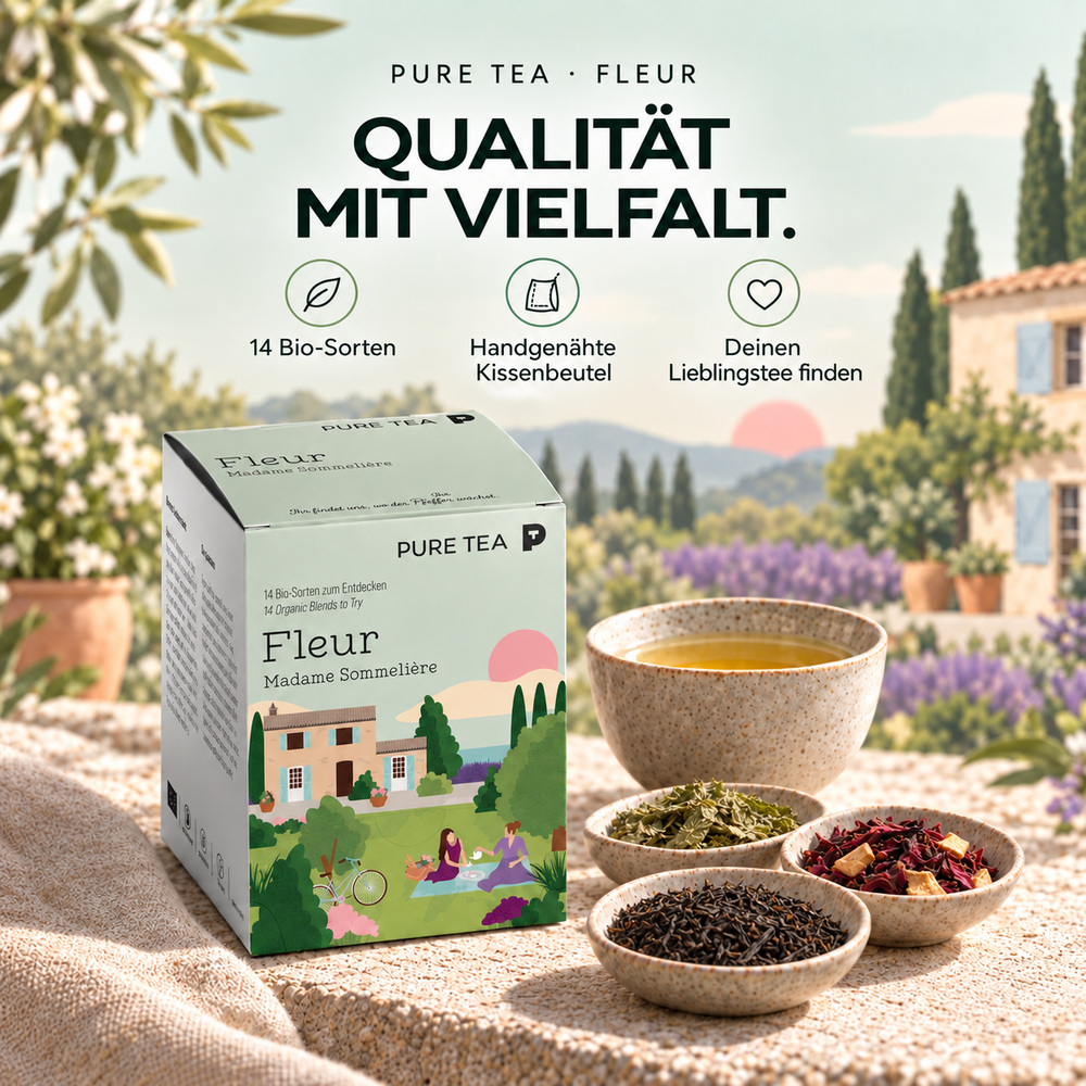 Pure Tea Musterpackung Fleur Bio – Bild 2