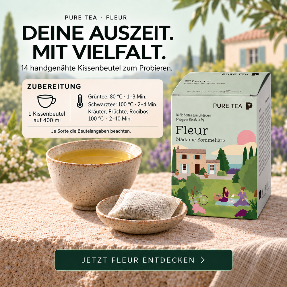 Pure Tea Musterpackung Fleur Bio – Bild 3