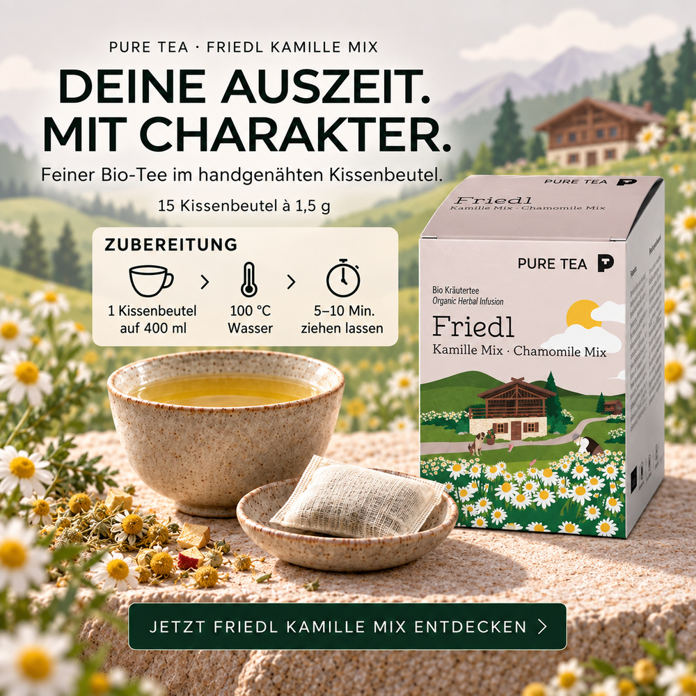 Pure Tea Friedl Kamille Bio Kräutertee – Bild 3