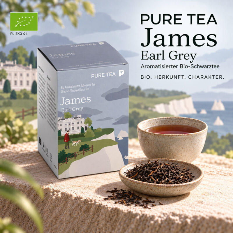 Pure Tea James Earl Grey Bio Schwarztee