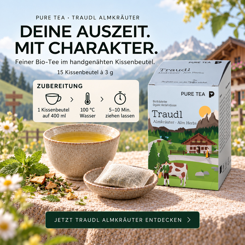 Pure Tea Traudl Almkräuter Bio Kräutertee – Bild 3