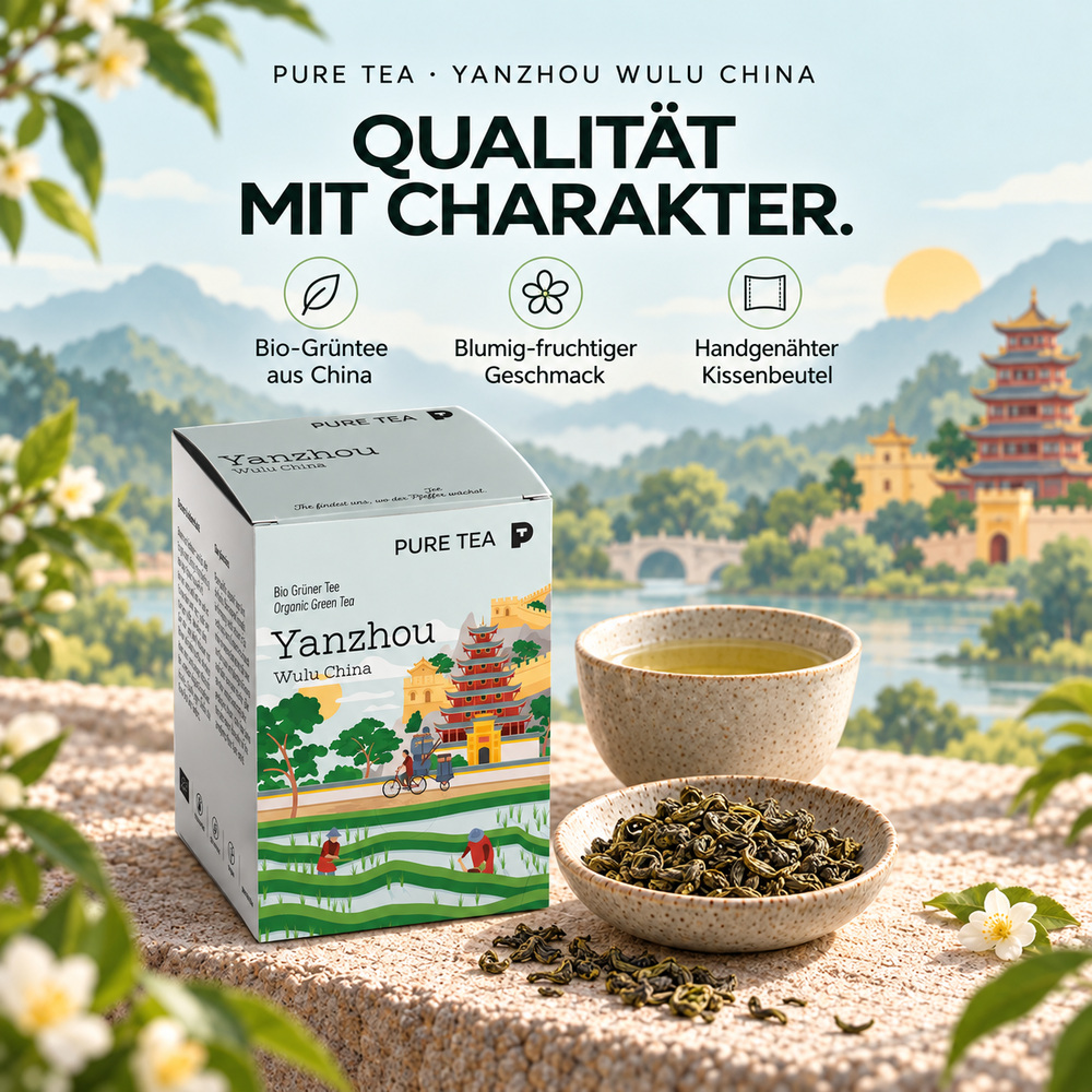 Pure Tea Yanzhou Wulo Bio Grüner ee – Bild 2