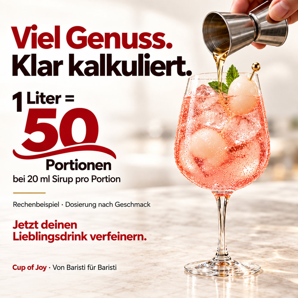 Toschi Lychees Syrup 1000ml – Bild 4