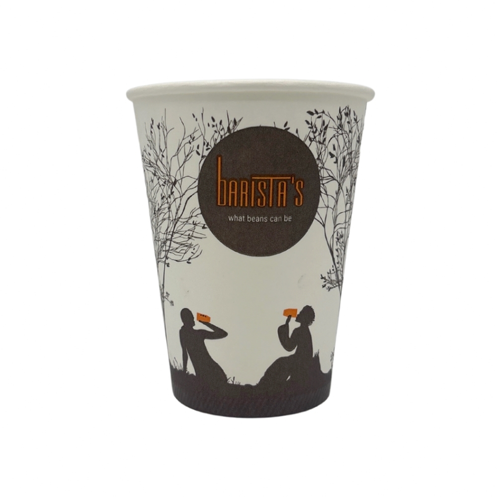 12 oz Becher Single Wall Baristas Druck 1200 Stk.