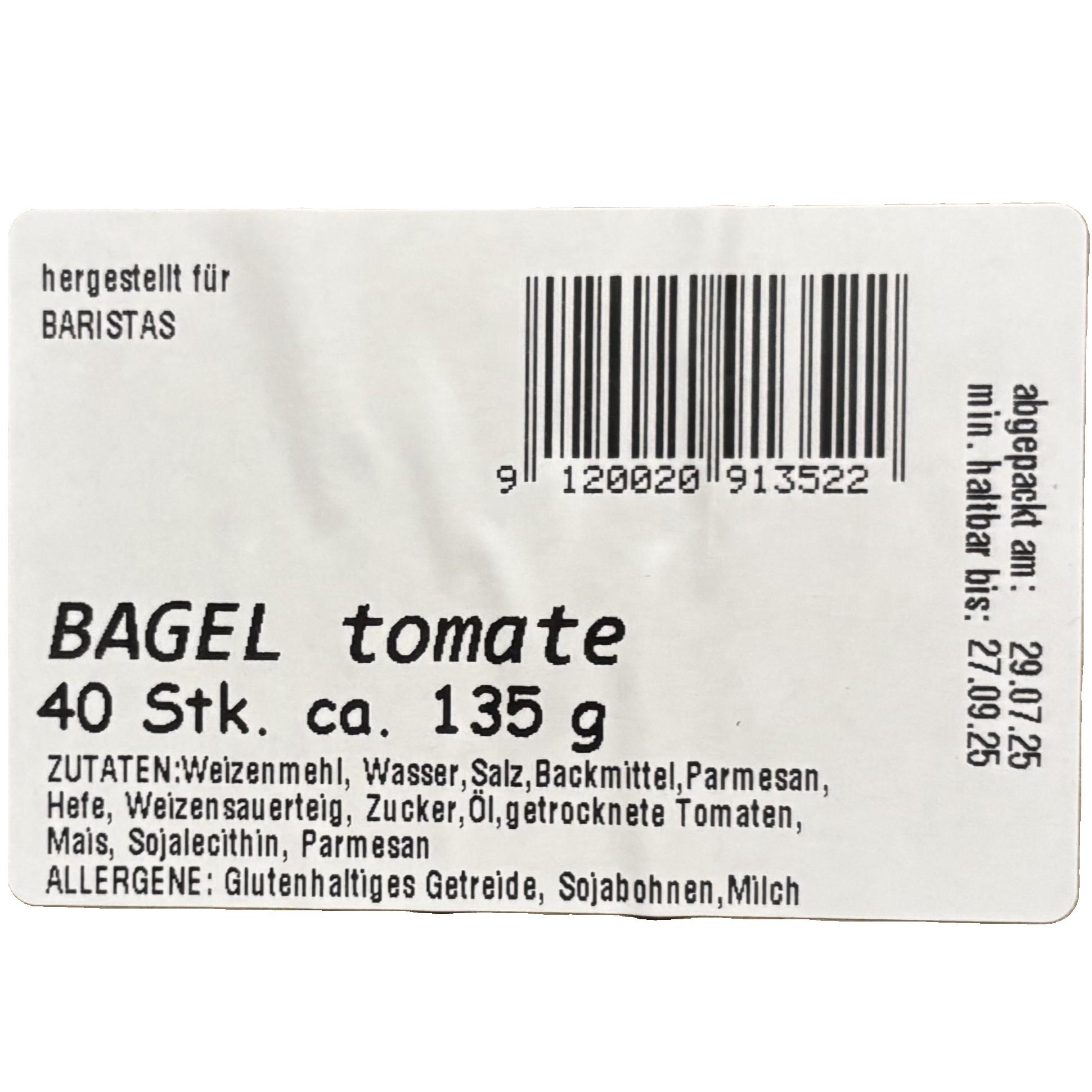 Baristas Sundried Tomato Bagels 40 Stk. zu 135g – Bild 2