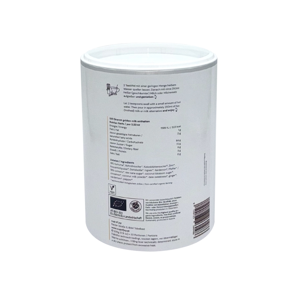 Cup of Joy Bio-Goldenmilk 500g – Bild 2