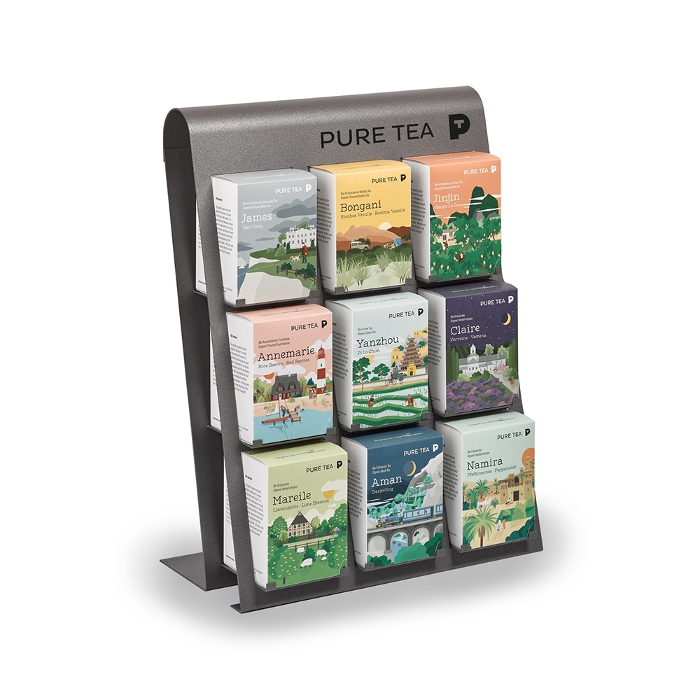 Pure Tea - Display Metall 9 Sorten