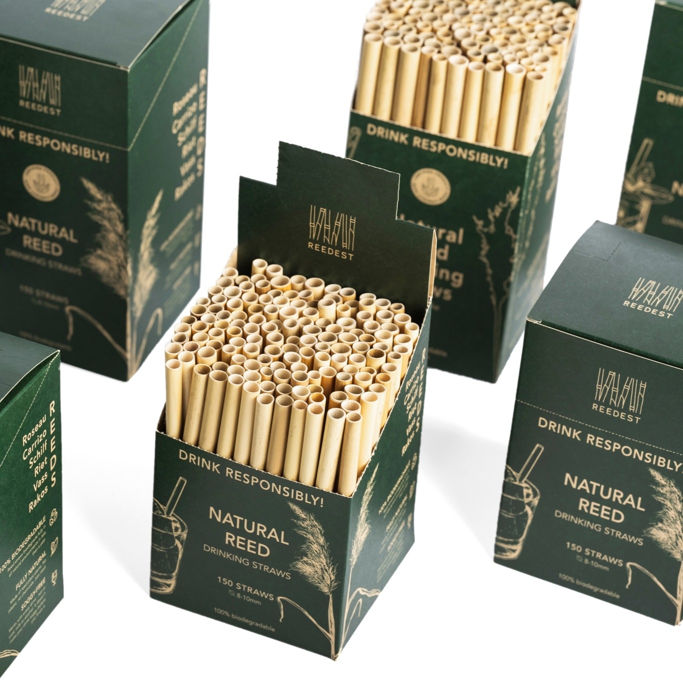 Reedest Trinkröhrl Schilf 9-11mm Länge 20cm