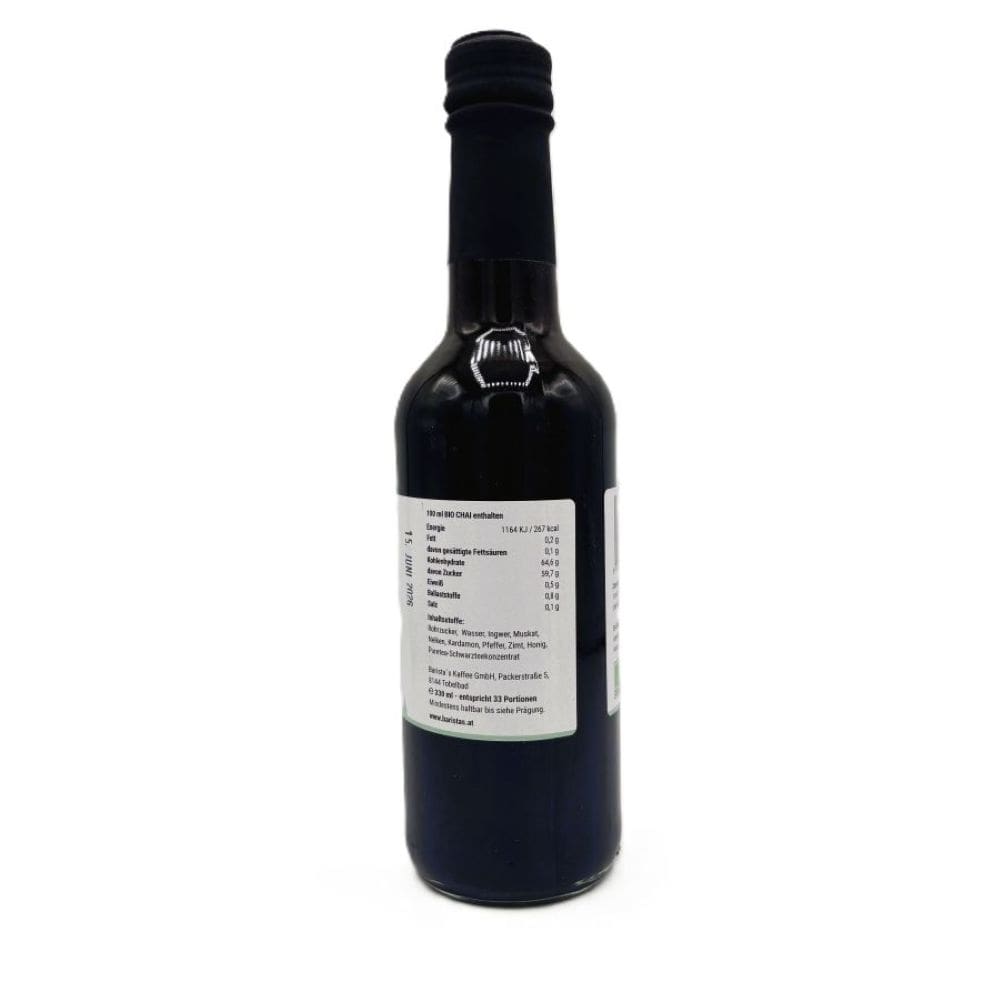Baristas Bio Chai Sirup Glasflasche – Bild 2