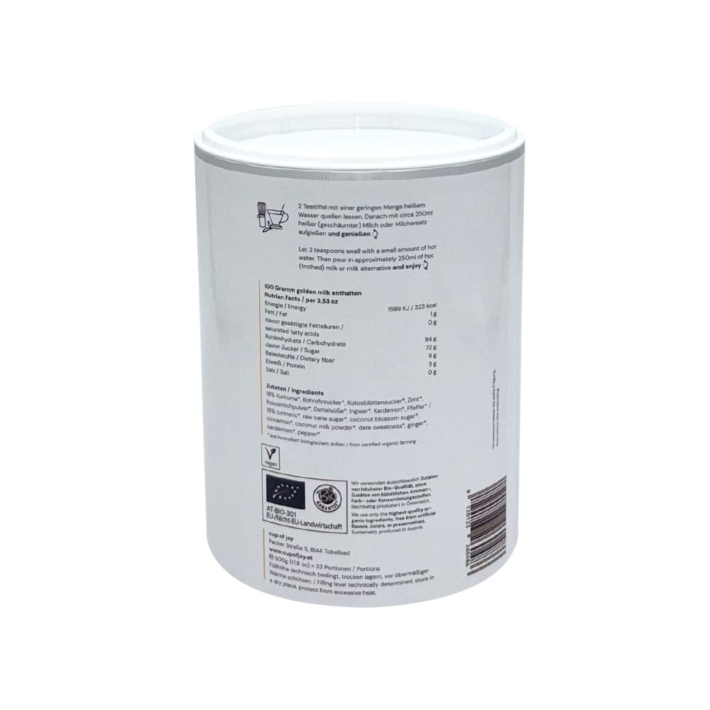 Cup of Joy Bio-Goldenmilk 500g – Bild 2