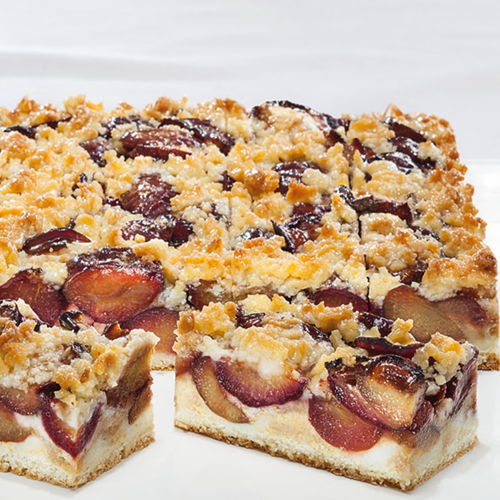 Zwetschkenkuchen vorgeschnitten 20 Stk. 2600g