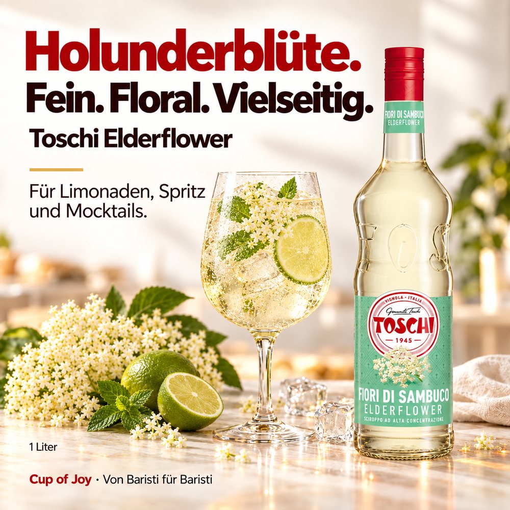 Toschi Holunder Elderflower Syrup 1000ml