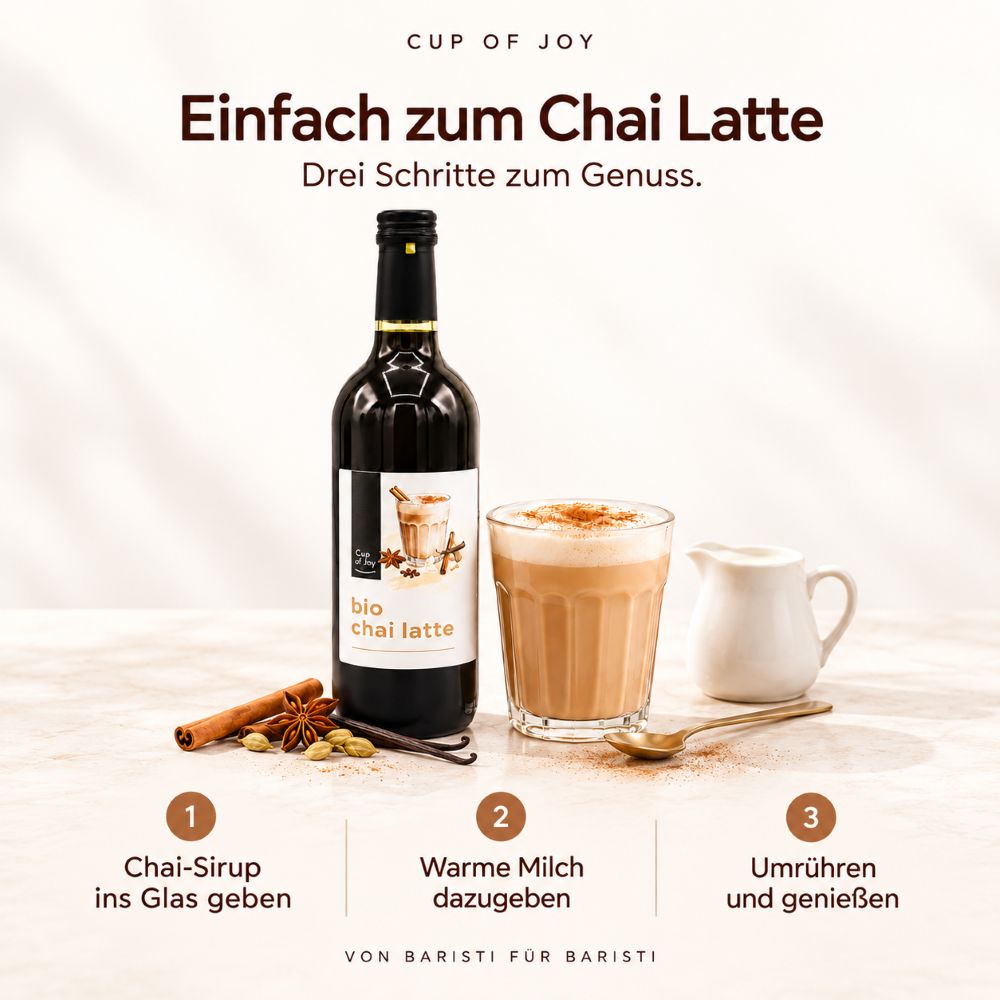 Cup of Joy Bio Chai 750ml – Bild 2